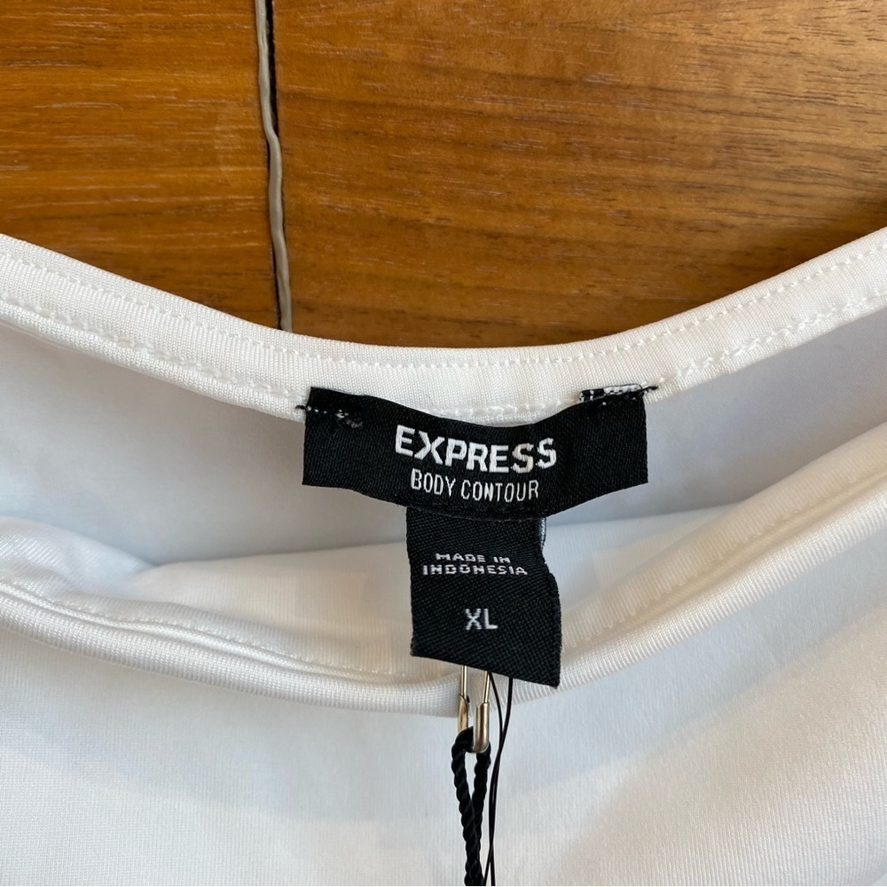 NWT Express Body Contour Compression Silky Square Neck Thong Bodysuit, Size XL - Picture 6 of 10